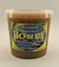 100 Pure Organic Raw Natural - 2025 Willow,Rapeseed,Clover Honey 1.5kg 3.3 lbs