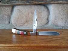 WHITETAIL CUTLERY HAND MADE 2 BLADE POCKET KNIFE 4" Closed