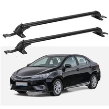 Lockable Roof Rack Crossbars Toyota Corolla Sedan E170/E180 2013-2017 No Rails