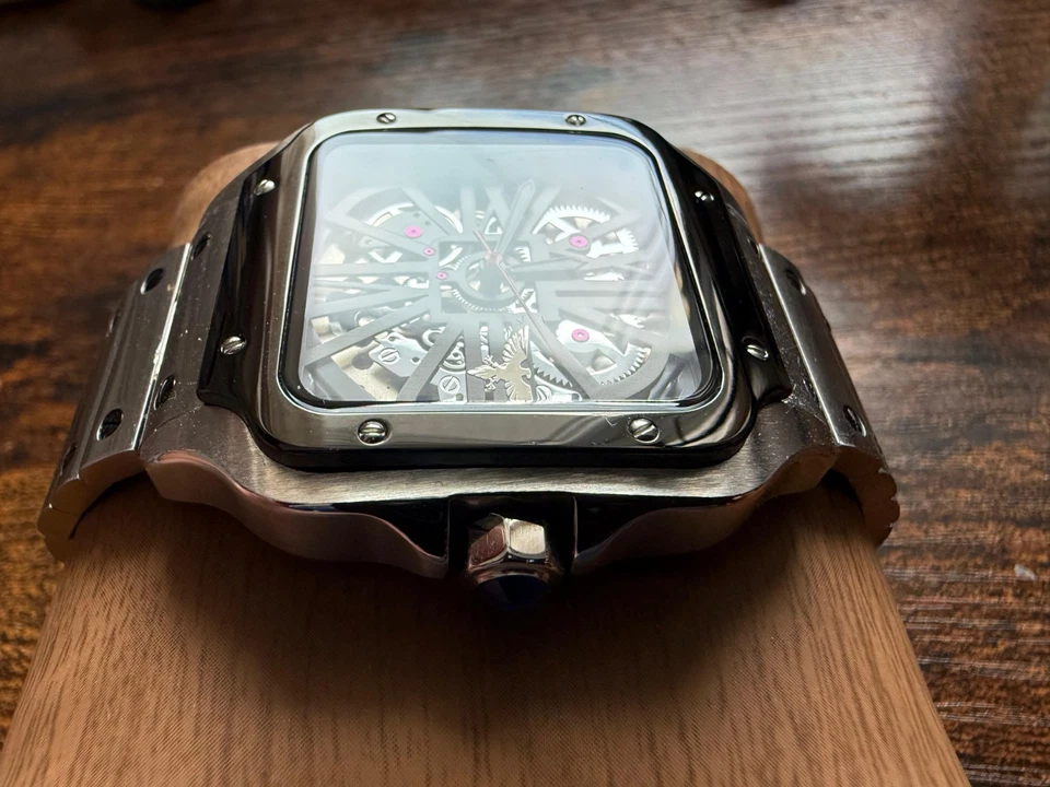 Reloj Skeleton Mod POWERED BY Movimiento Automático Seiko Nh70 Foto 4 de 4