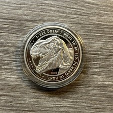 Jurassic Park 25th Anniversary Limited Silver Edition Coin