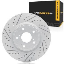 For Honda CR-V 2017-2026 Brake Rotor Set | Slotted And Drilled