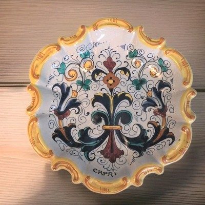 Deruta Bowl 7.5'' Diameter 1.5'' Deep Handpainted 