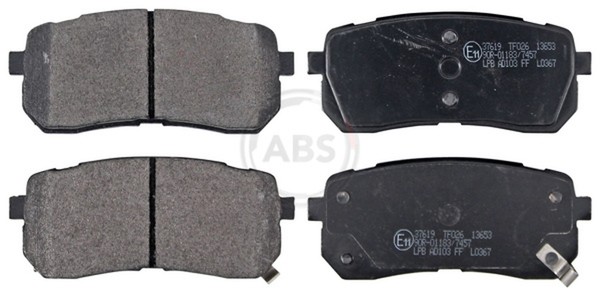 Bremsbelagsatz Scheibenbremse A.B.S. 37619 FüR Hyundai Carnival TQ H1 KIA Cargo-image