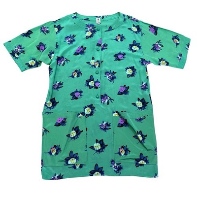 Vintage Ungaro Solo Donna Paris Floral Dress Gruppo GFT USA Size 42 8