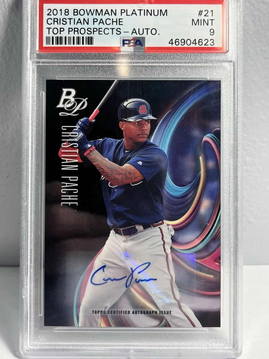 スポーツ選手 2018 Bowman Cristian Pache Auto RC 2018 Bowman Platinum - Cristian Pache #TOP-21 for sale | eBay
