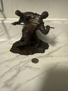 Brass Washington Gas Co. Figure Signed