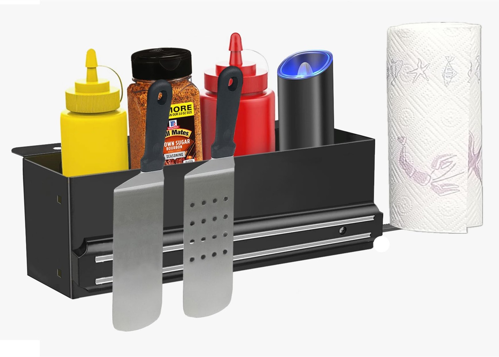 Blackstone Griddle Grill Caddy for BBQ Sauce and Accessories Holder