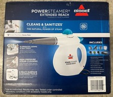 BISSELL 4155W PowerSteamer Extended Reach Handheld Steam Cleaner and Sanitizer