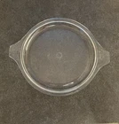 VTG Pyrex Glass Lid Only 470-C for Casserole Tab Handles