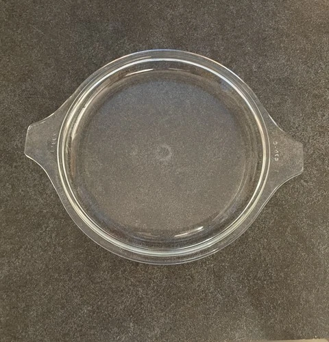 VTG Pyrex Glass Lid Only 470-C for Casserole Tab Handles
