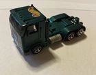 1986 Vintage Hot Wheels Semi Truck Six Wheeler Diecast 1:64 Green