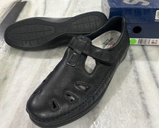 SAS Roamer Black 12 Narrow Women's Shoes Brand New In Box Save Big