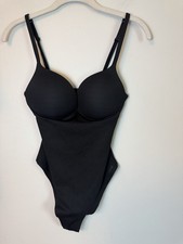 SKIMS Ultimate Body Onyx Black Push Up Thong Shaping Bodysuit Size XS NEW 144