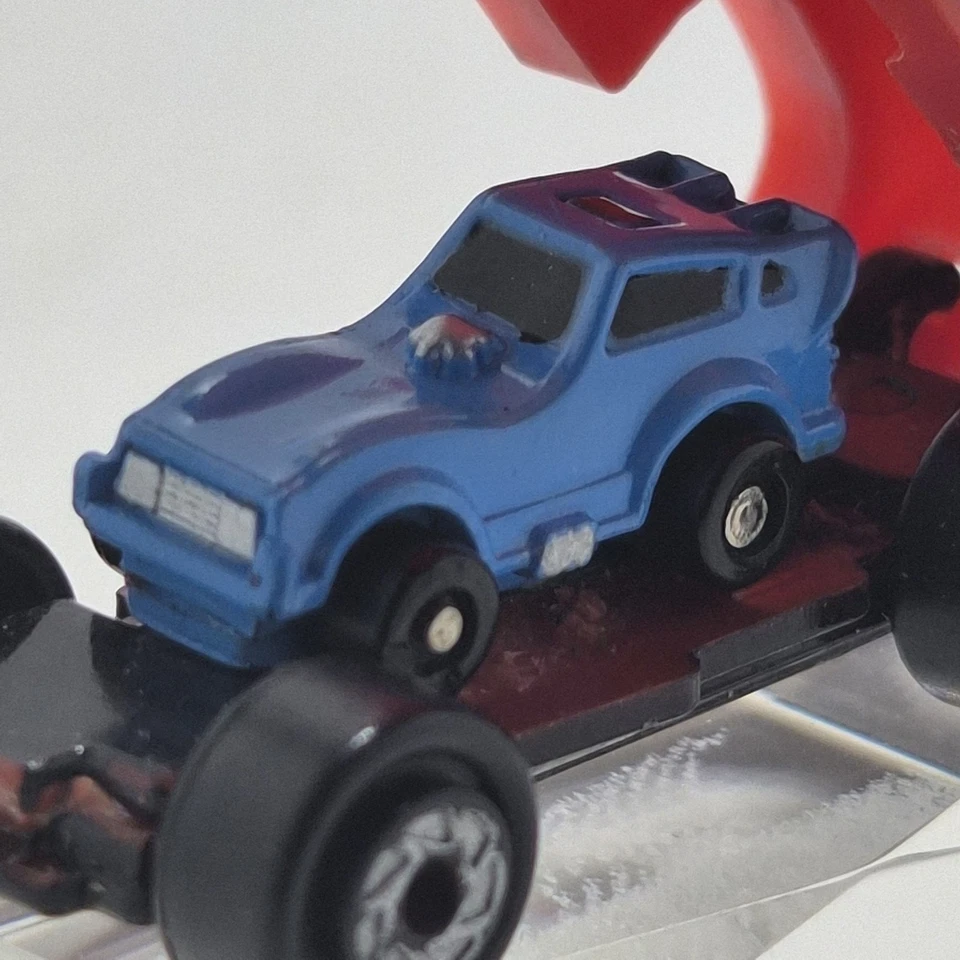 Vintage Micro Machines Ford '56 Pickup Insiders w/Blue Funny Car Galoob 1989 - Image 3 of 4