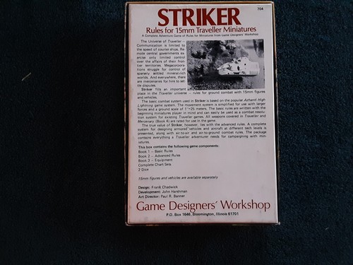 GDW - Traveller Miniature Game - Striker - NM Condition - Picture 2 of 2