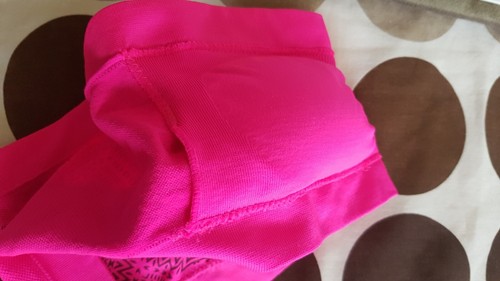 Pink/ Black Bra Top Size 6/8 with Removable Pads - Picture 4 of 4
