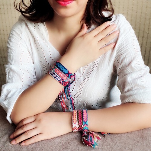 Boho Thread Bracelet Retro Handmade 