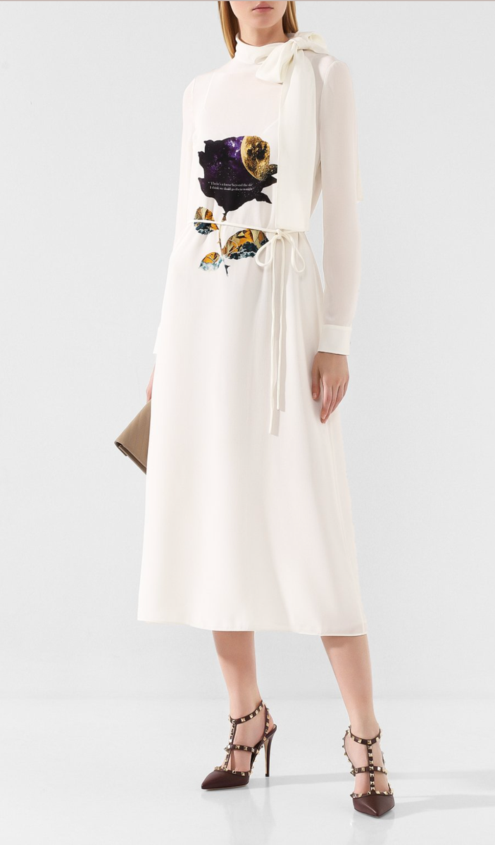 VALENTINO GARAVANI シルクドレス Valentino Garavani シルクドレス | レッド | FARFETCH JP