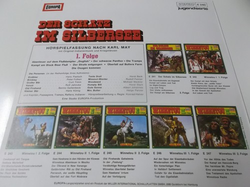 68465 - DER SCHATZ IM SILBERSEE 1. FOLGE - EUROPA HÖRSPIEL VINYL LP (KARL MAY) - Bild 2 von 3