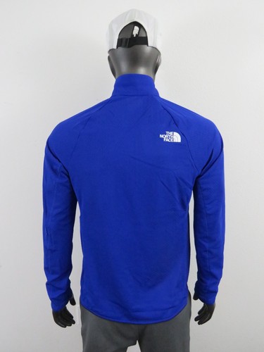 Mens North Face Summit 1/2 Zip Futurefleece Fleece Sweater Pullover Jacket Blue - Picture 6 of 10