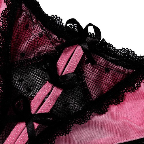Open Crotch Crotchless Knickers Panties Women Sexy Lace Lingerie Briefs G-string - Picture 10 of 16