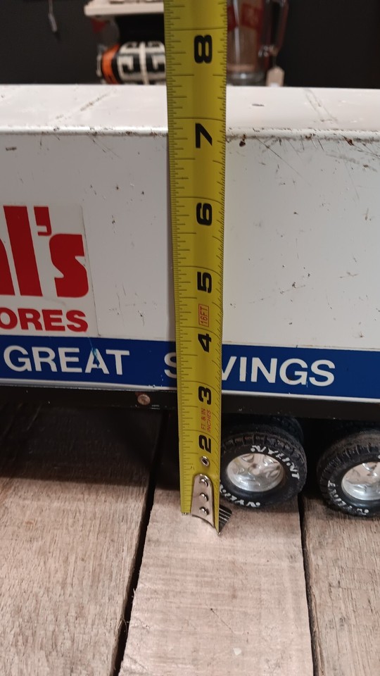 Vintage Nylint Pressed Steel Kohl's Food Stores Semi Truck Trailer eBay