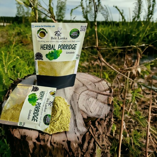 Handmade Organic Gotukola Herbal Porridge Soup | Ayurvedic Energy Drink 50g - UK - Picture 2 of 6