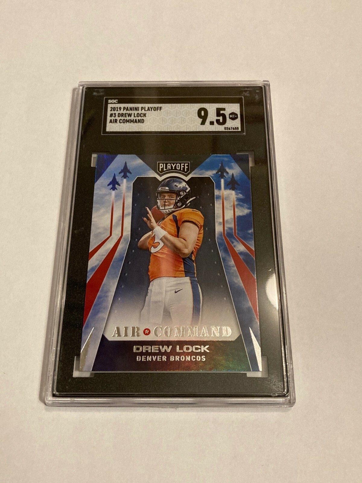 Drew Lock Panini Playoff Air Command #3 Base