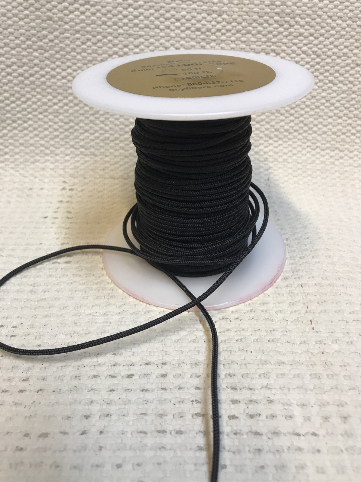 BCY 24 D-Loop Material Black 100 ft. main image 0