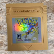 Pokemon Gold Gameboy Large Hanging Wall Art 11.5  