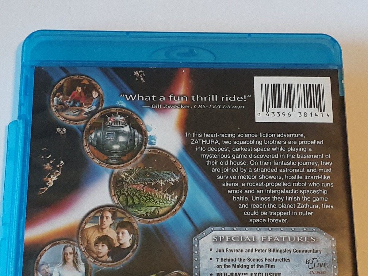 Zathura Blu-ray +Dvd 2011 Region Free Josh Hutcherson Dax