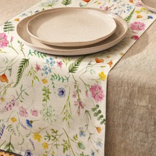 33*200Cm Drapeau De Table Européen Fleur Restaurant Hôtel Décor Nappe Isolante