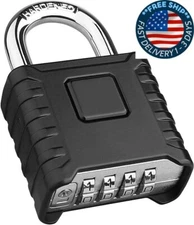 Candado de combinación resistente, candado grande para exteriores. neuvo. 2024.