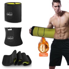 Men's Sweat Body Shaper Slimming Wrap Sauna Gym Neoprene Waist Cincher Belt HOT
