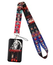 Chucky Doll Classic Horror Movie Character Lanyard w/ ID Holder Keychain
