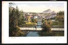 ab5420 -  CARTOLINA  D'EPOCA -  Trento Città : I GIARDINI