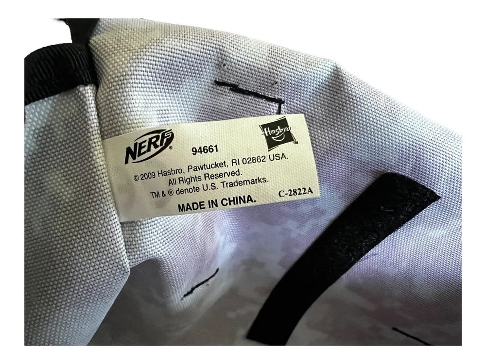 Ammo Belt Bag 2009 Nerf N Strike Digital Camo Bag w/82 Darts Excel. Used Cond.