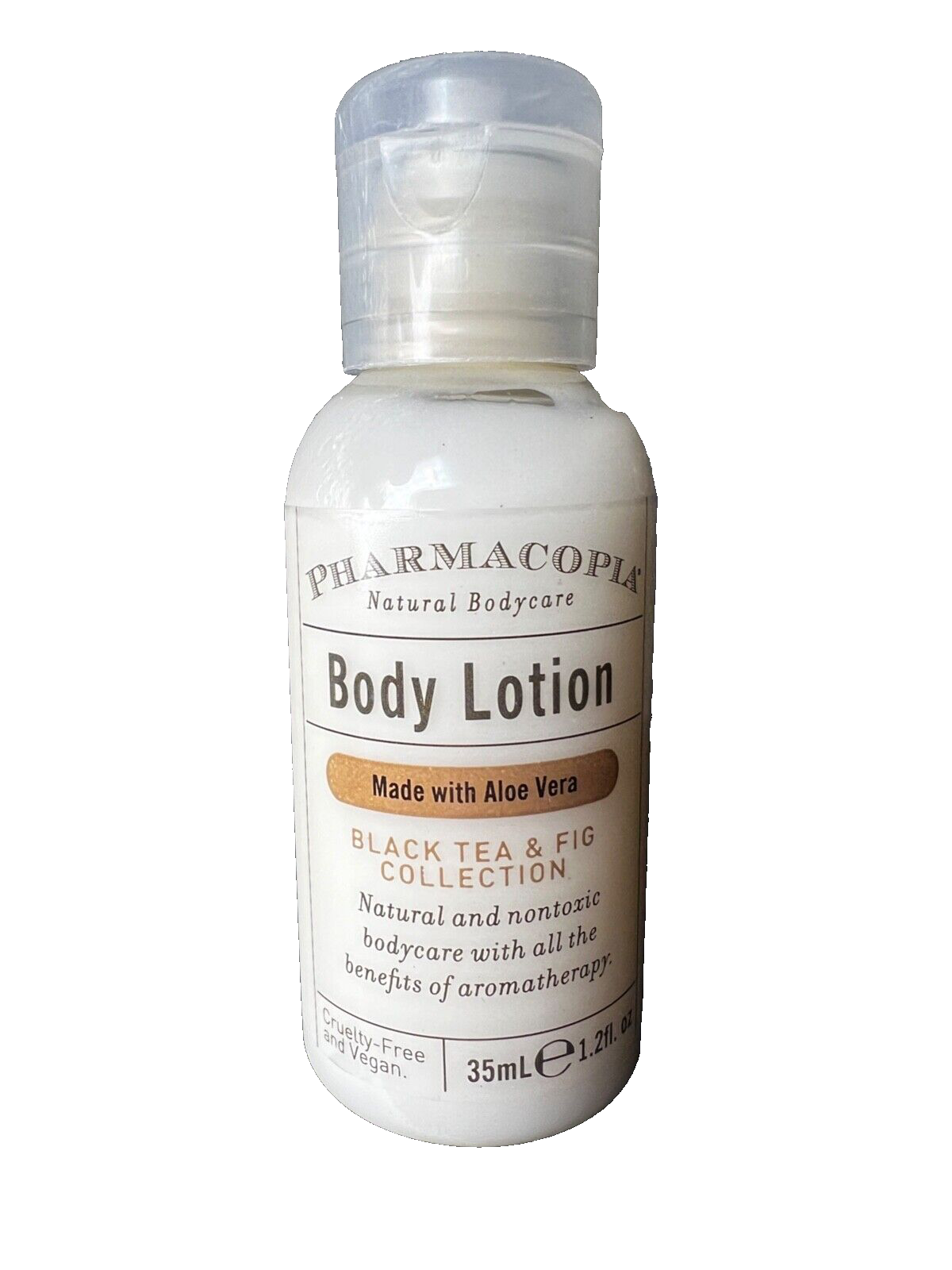 LOT of 20 Pharmacopia BODY LOTION Black Tea & Fig, Aloe, Travel Size 1.