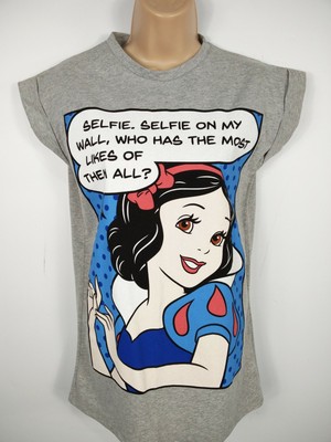 WOMENS PRIMARK DISNEY GREY SNOW WHITE 