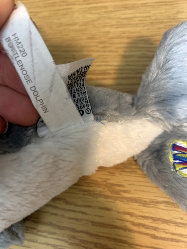*HM220 BOTTLENOSE DOLPHIN GRAY GANZ Webkins Plush Stuffed Animal ~ no code - Picture 7 of 7