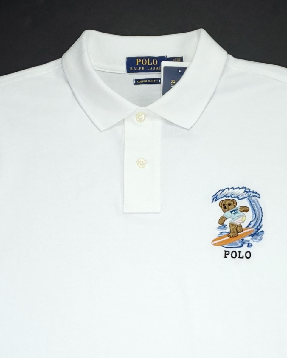 Polo Ralph Lauren Men's 2XL Surfing Bear Short Sleeve Polo Polo Ralph Lauren Men's 2XL Surfing Bear Short Sleeve Polo