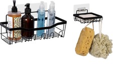 Allinside Bathroom Shower Caddy with soap holder for shampoo, hair conditioner