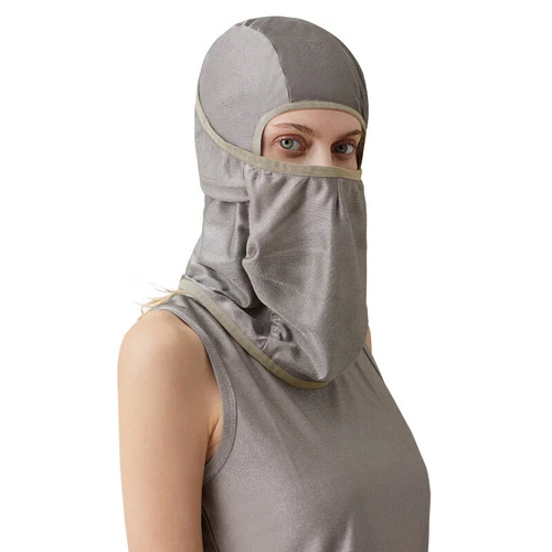 Electromagnetic Radiation Protection Silver Fiber Head Hood EMF Shielding - Bild 11 von 19