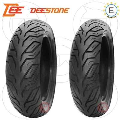 COPPIA GOMME DEESTONE 130-70/12 + 120-70/12 PIAGGIO VESPA GT-GTS 125 200 250 300