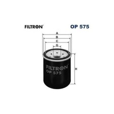 1x Ölfilter FILTRON OP 575 passend für CITROËN FIAT FORD HONDA ISUZU MAZDA