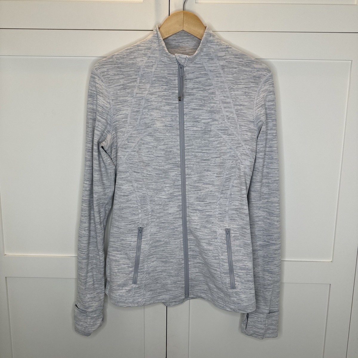 Lululemon Women's Define Jacket in Wee Are From Space Ice Grey