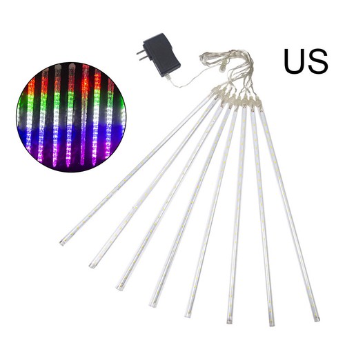 8pc/set LED Falling Rain Fairy String Lights Valentine's Day Wedding Party Decor - Picture 11 of 28