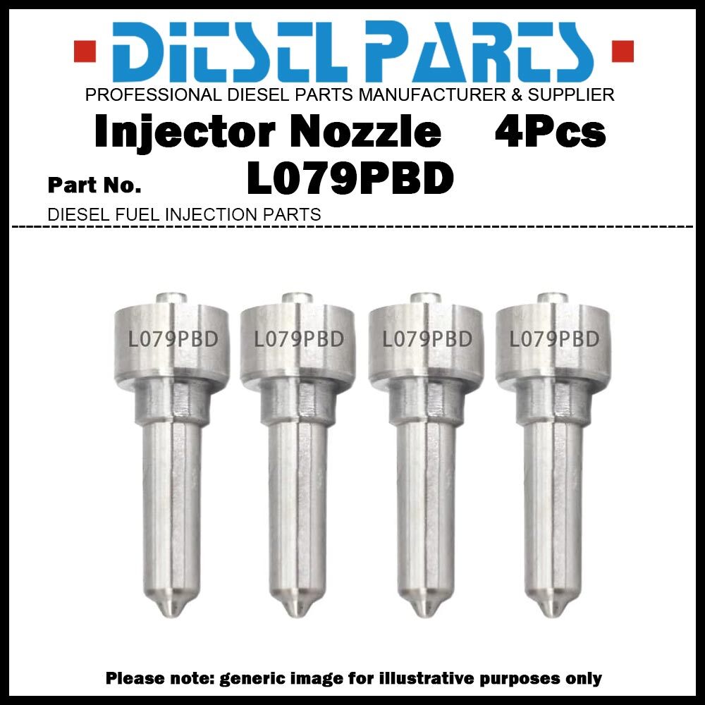 4Pcs Injector Nozzle L079PBD for FORD 1.8d XS4Q-9F593-TF 1078712