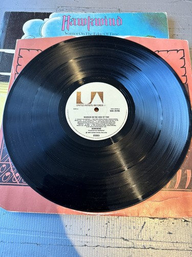HAWKWIND ‘ Warrior On The Edge Of Time 1975 UK EX VINYL LP A1U / B1U matrices - Picture 5 of 9